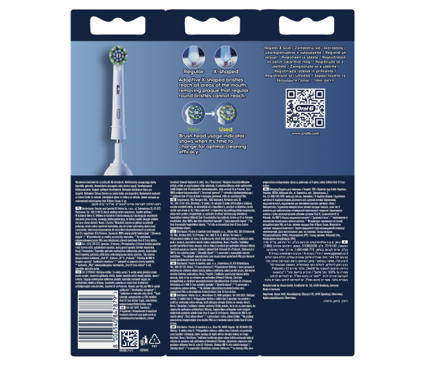 Oral-B Końcówki do szczoteczki ORAL-B Cross Action EB50RX (6 szt.) - 1225916 - zdjęcie 4
